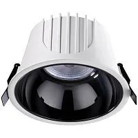 Светильник встраиваемый светодиодный SONEX Knof 358703 алюминий белый 