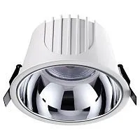 Светильник встраиваемый светодиодный SONEX Knof 358701 алюминий белый 